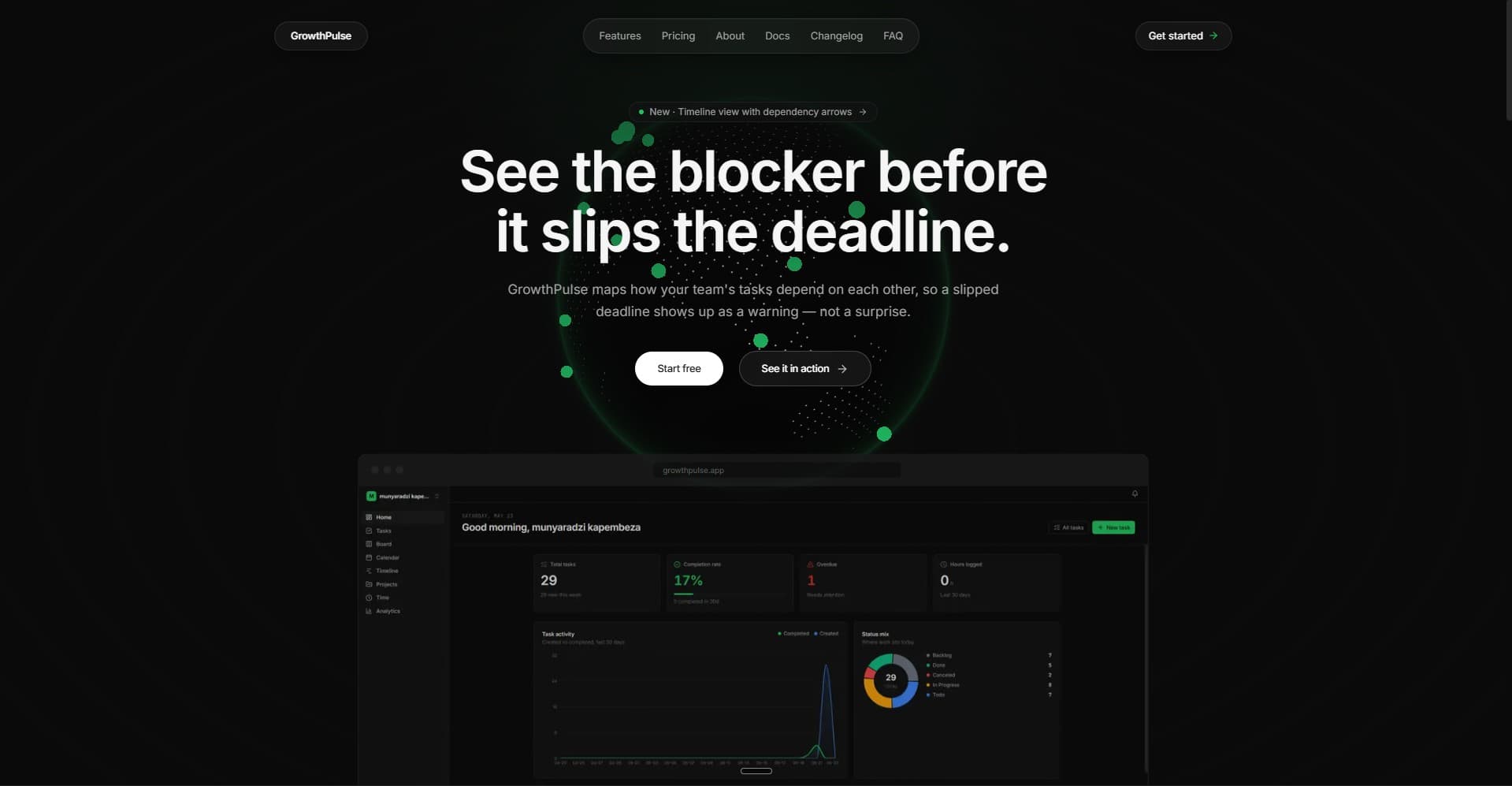 GrowthPulse — project screenshot