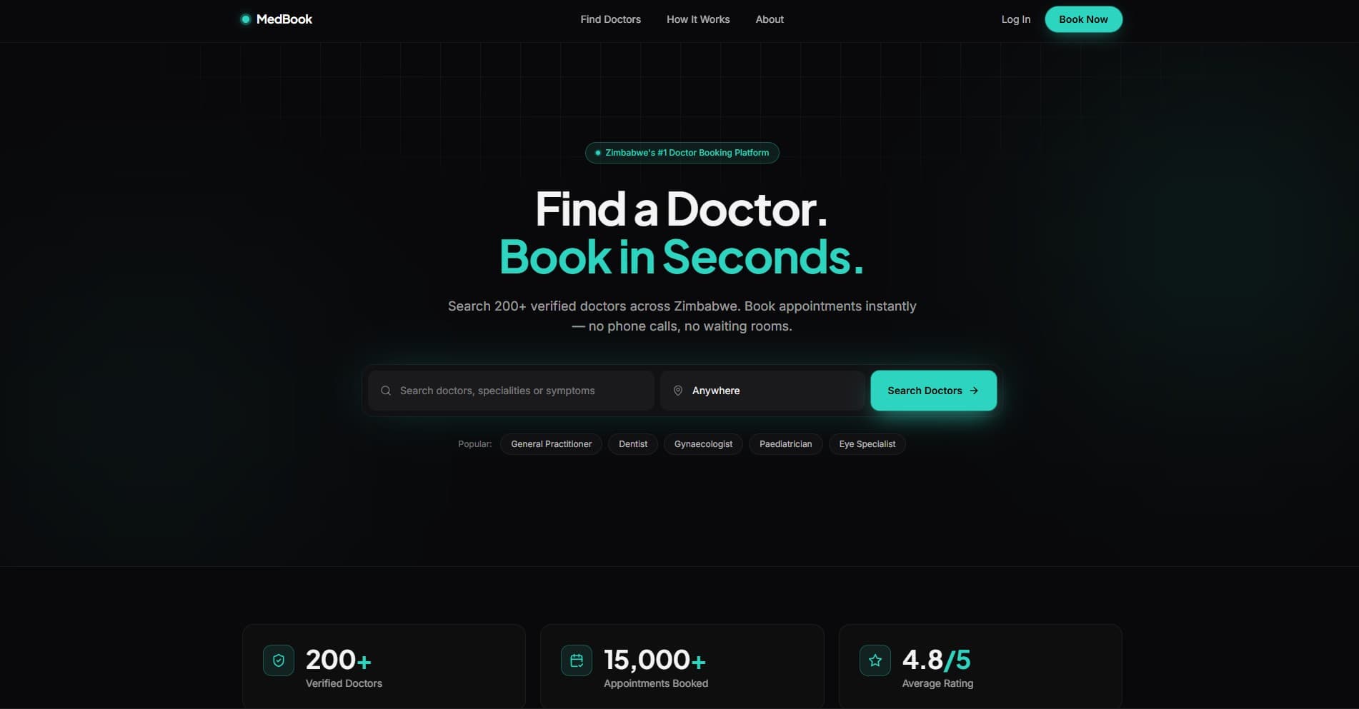 MedBook Zimbabwe — project screenshot