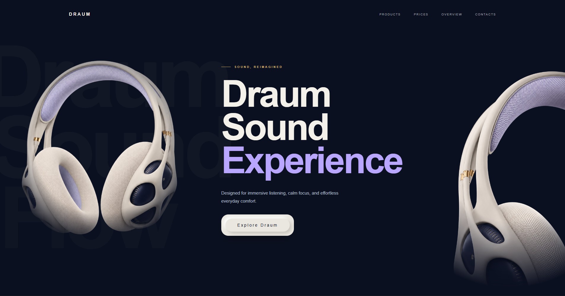 Draum, project screenshot